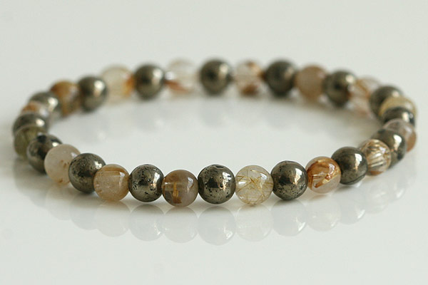 さらなる豊かさへ！ 金脈運パワーストーンブレスレット